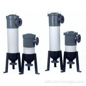 UPVC Cartridge Big Filter Housing Plastic For Solvent , Cor